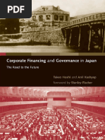 Corporate Financing and Governance in Japan--The Road to the Future