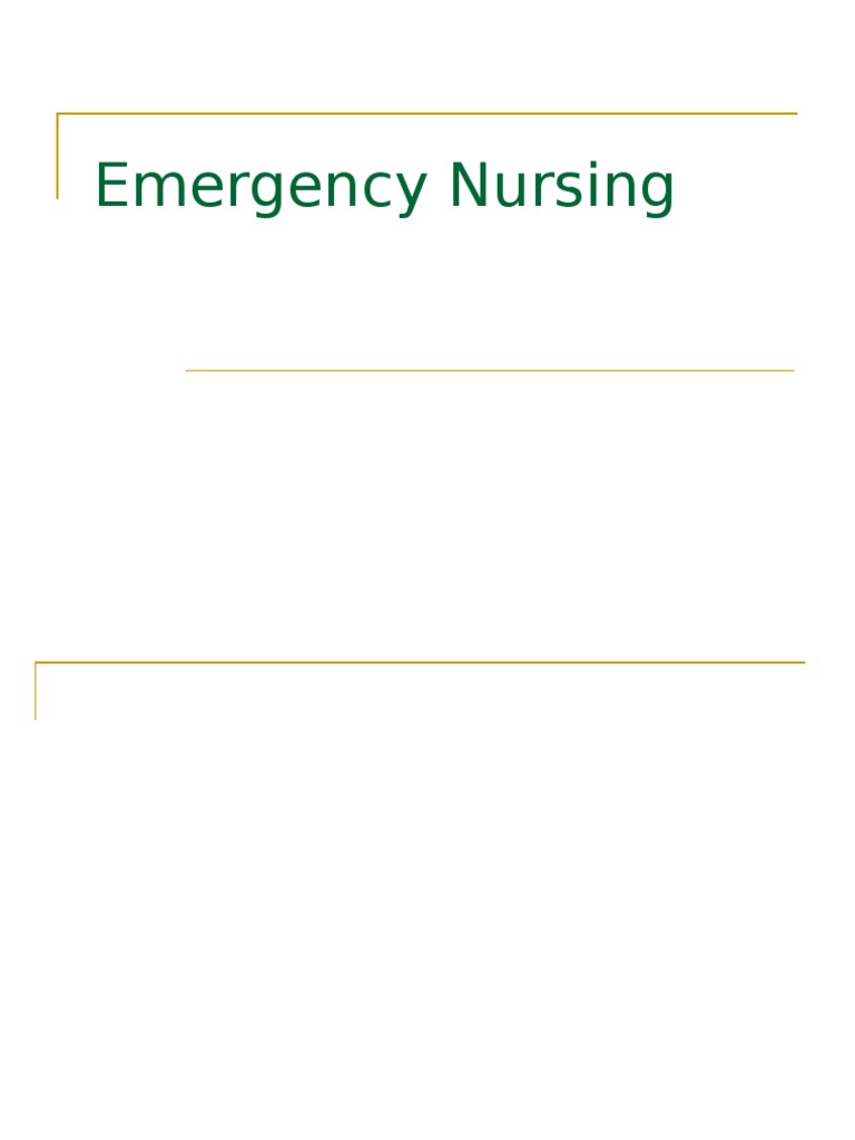 Emergency Nursing: Trauma Care Essentials | PDF | Traumatic Brain ...