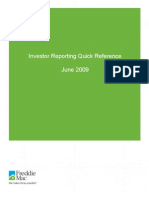 Investor Reporting Quick Reference