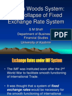 Bretton Woods System: The Collapse of Fixed Exchange Rate System