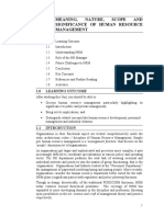 Unit-1 Human Resource Management- Meaning, Nature, Scope and Significance.pdf