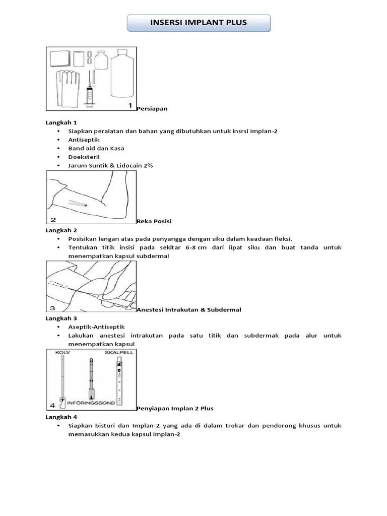 Prosedur Insersi Kapsul Implan-2 | PDF | Bisnis