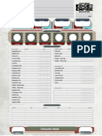 Edge of The Empire Character Sheet