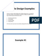 Schedule Design Example PDF