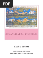 Haluk Akçam - Osmanlılarda Cinsellik