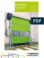 Nergeco R Food 5: The Multi-Composite High Performance Door For Food Processing Applications