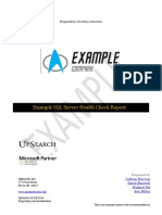 Example Health Check Report