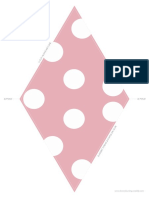 10 Large Dots Patterns Blush Pink Bunting-Flag-Printable-Template
