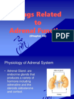 Drugs Related To Adrenal Function: (Chapter 34)