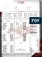 Ancient Bloodline - Usiri Sheet