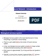 Artificial Neural Network: Introduction: Debasis Samanta