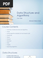 Data Structures and Algorithms - Lecture 1 - Arrays