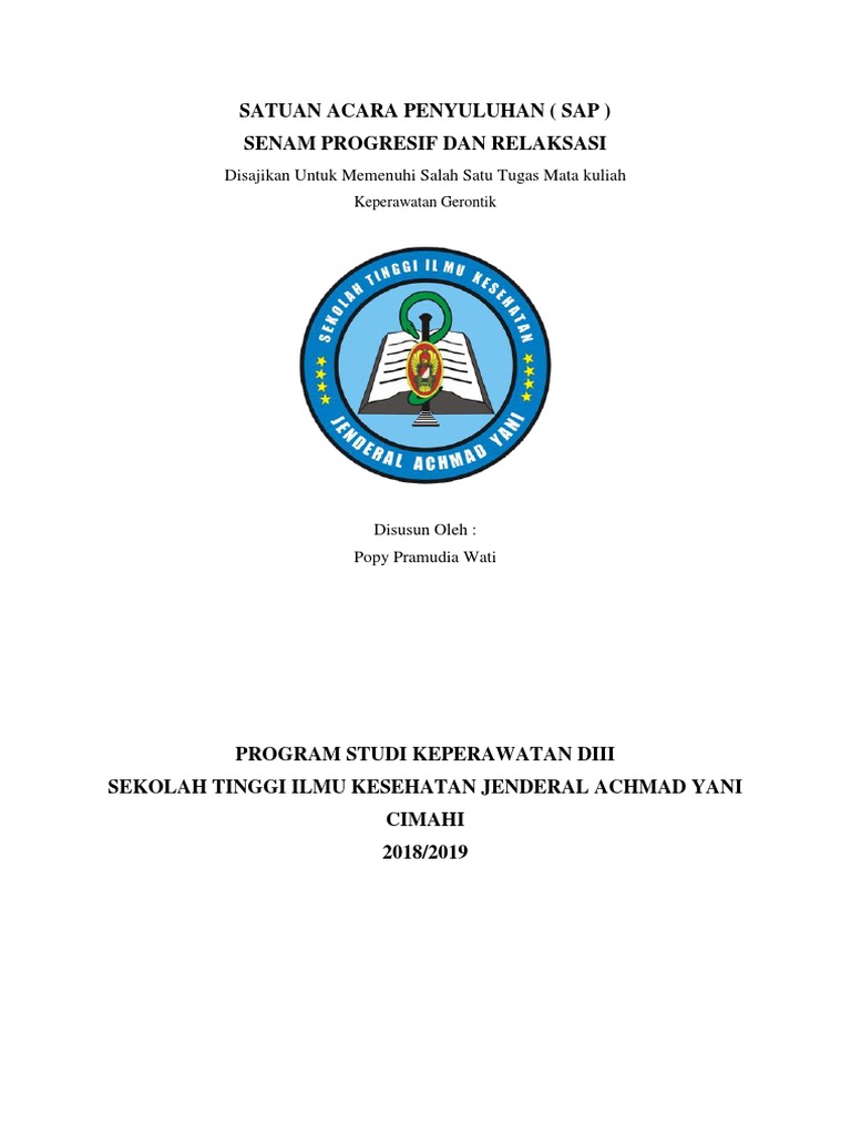 Sap Senam Relaksasi | PDF