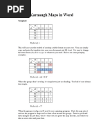 Karnaugh Map Template