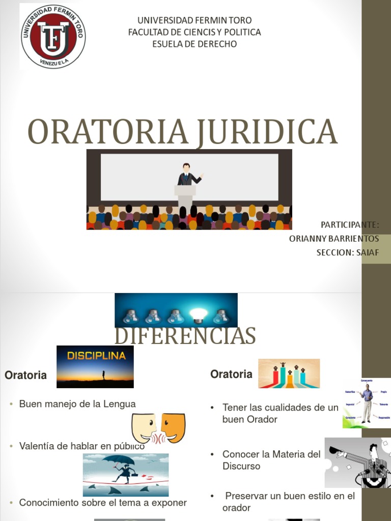 Importancia de la Oratoria Jurídica | PDF | Crecimiento personal y ...
