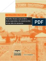 Colonia Dignidad Desafíos Frente A Un Archivo PDF
