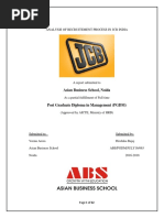 Analysis of Recruitement Process in JCB India