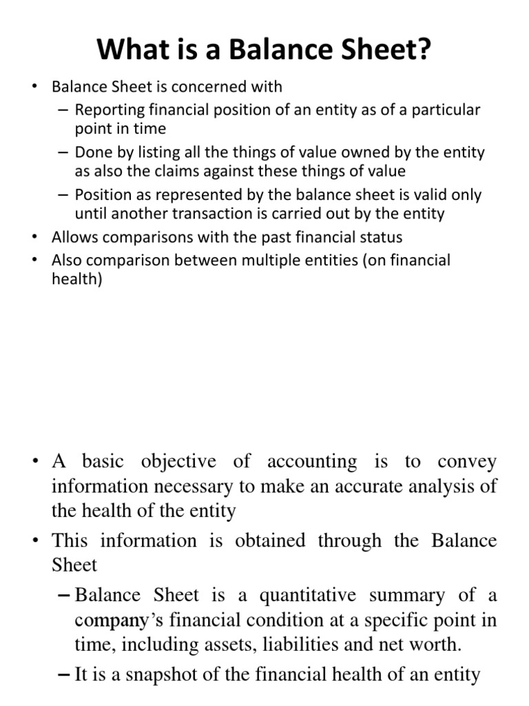 Understanding Balance Sheets Explained | PDF | Balance Sheet | Equity ...