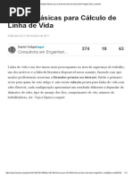 Noções Básicas Para Cálculo de Linha de Vida _ Daniel Vidigal