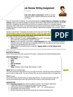 2nd Quarter Air Book Review Guidelines