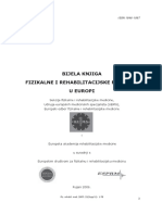 Bijela Knjiga Fizikalne I Rehabilitacijske Medicine U Europi