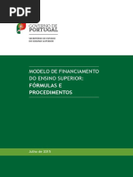Modelo Financiamento Ensino Superior 2015