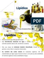 Lipídios - moléculas de armazenamento e estrutura