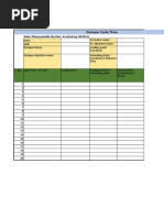 Aggregate Production Monitoring Sheet | PDF