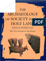 Levy TE 1995 Archaeology of Society in The Holy Land PDF