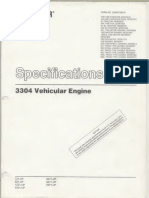 Ia Caterpillar Specifications 3304 VehicularEngine Text PDF