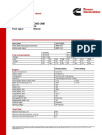 Model: Frequency: Fuel Type: C900 D6B 60 Diesel: Generator Set Data Sheet