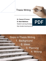 Thesis Writing 2011