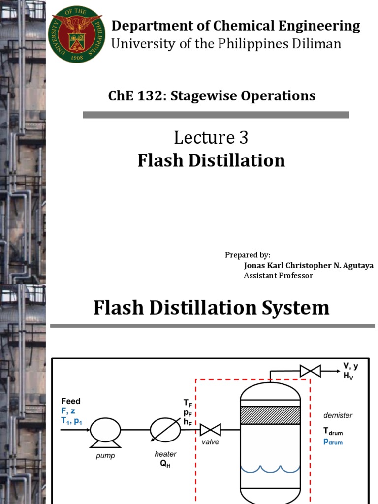 132 3 Flash Distillation PDF | PDF | Distillation | Phases Of Matter