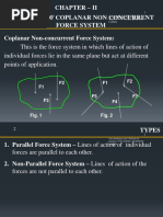 Engg Mechanics Coplanar Non Concurrent Force System