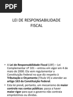 Lei de Responsabilidade Fiscal