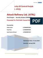 Security Analysis of Attock Refinery Limited