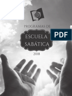 Programas de Escuela Sabática 2018