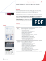 Energy management software optimized for monitoring and control