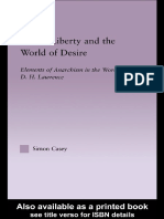 Simon Casey Naked Liberty and The World of Desire Elements of Anarchism in The Work of D.H. Lawrence Studies in Major Literary Authors, 20