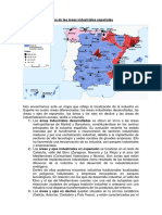 Mapa de Las Áreas Industriales Españolas