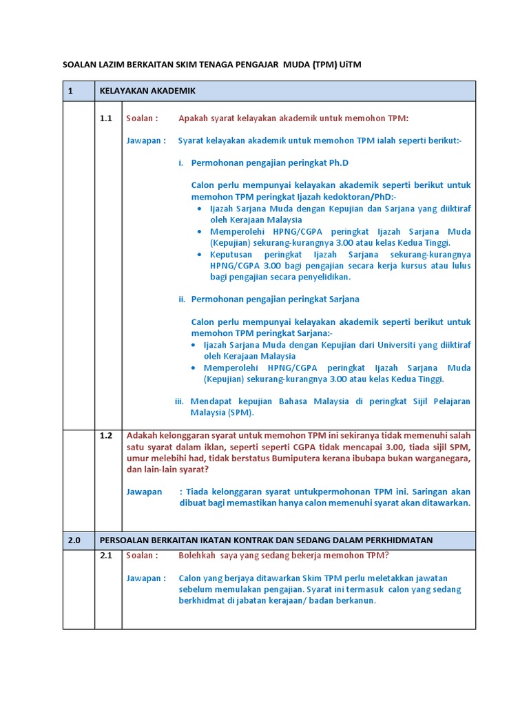 Faq Tpm 2016