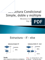 Estructura Selectiva Simple, Doble y Multiple