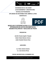 Modelo Gravimétrico 2.5D - Grupo 3 - Diplomado 2016