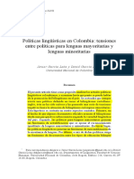 Políticas Lingúísticas en Colombia