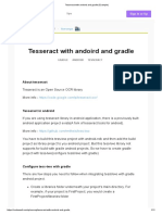 Tesseract With Andoird and Gradle (Example)