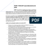 Nueva Norma ISO - IEC 17025 - 2017 para Laboratorios de Ensayo y Calibración