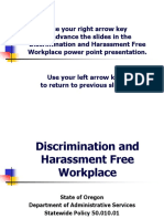 Discrimination Harassment Free Workplace