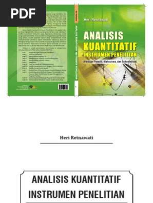 Analisis Instrumen Penelitiana4100hal Pdf