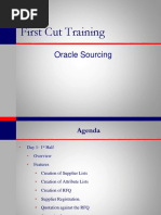 First Cut Training: Oracle Sourcing