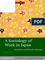 (Ross Mouer, Hirosuke Kawanishi) A Sociology of Wo